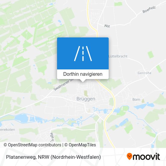 Platanenweg Karte