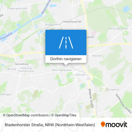 Bladenhorster Straße Karte