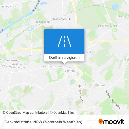 Denkmalstraße Karte