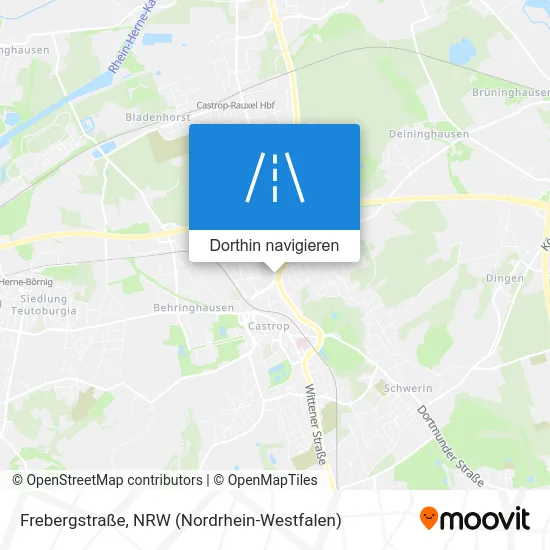 Frebergstraße Karte