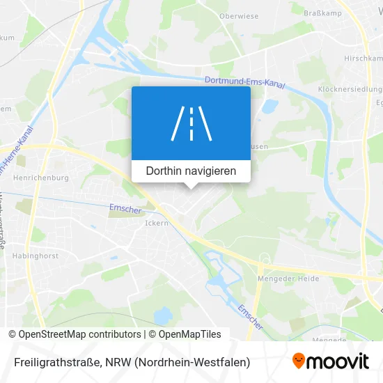 Freiligrathstraße Karte