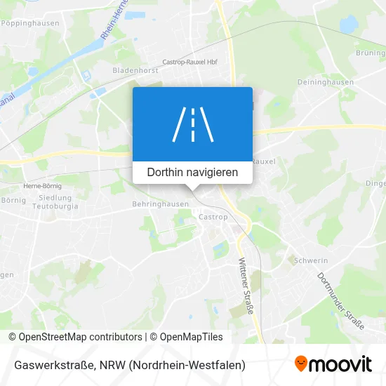 Gaswerkstraße Karte