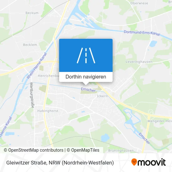 Gleiwitzer Straße Karte