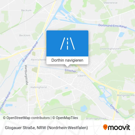 Glogauer Straße Karte