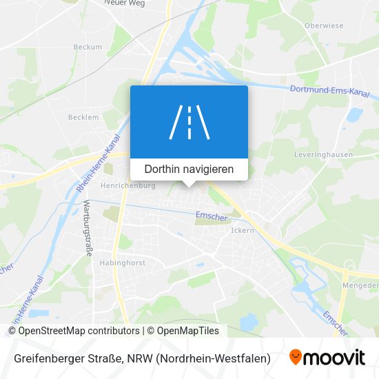 Greifenberger Straße Karte