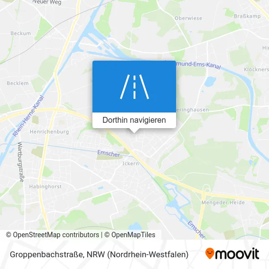 Groppenbachstraße Karte