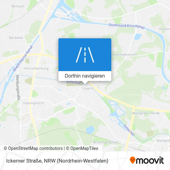 Ickerner Straße Karte