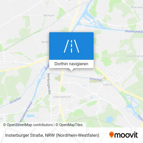 Insterburger Straße Karte