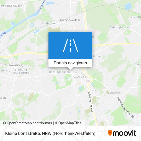 Kleine Lönsstraße Karte