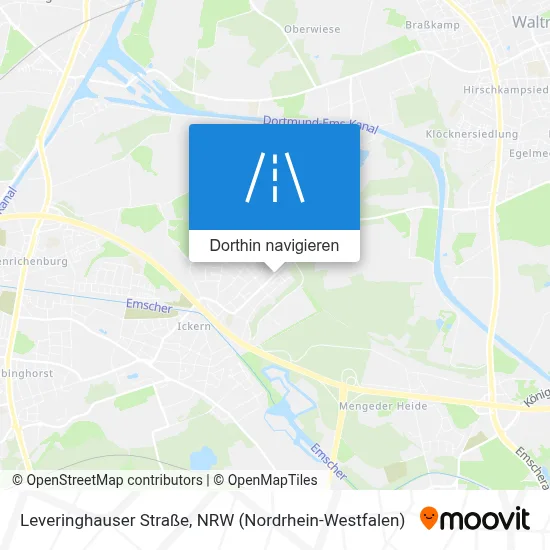 Leveringhauser Straße Karte