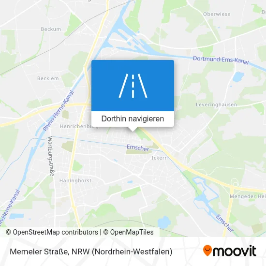 Memeler Straße Karte