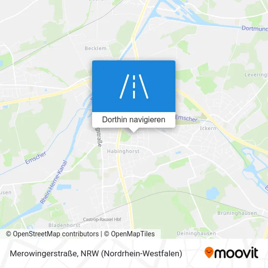 Merowingerstraße Karte