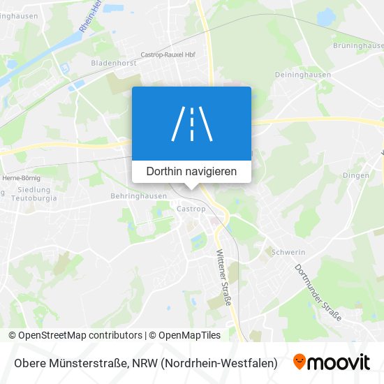 Obere Münsterstraße Karte