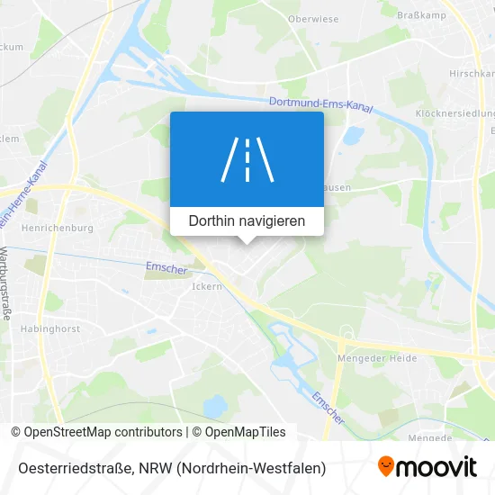 Oesterriedstraße Karte