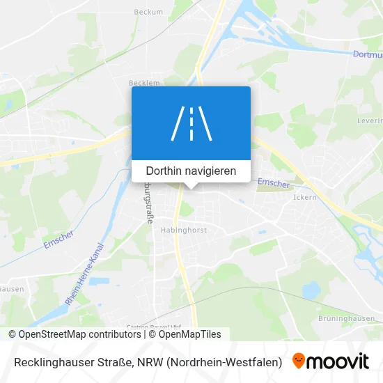 Recklinghauser Straße Karte