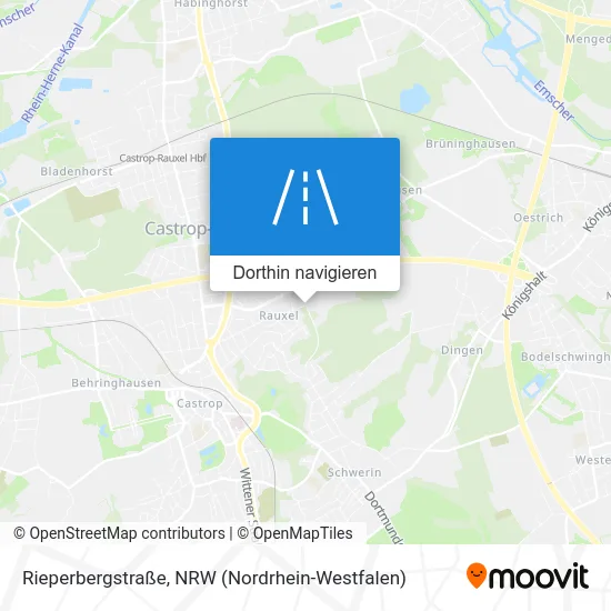 Rieperbergstraße Karte