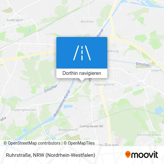 Ruhrstraße Karte