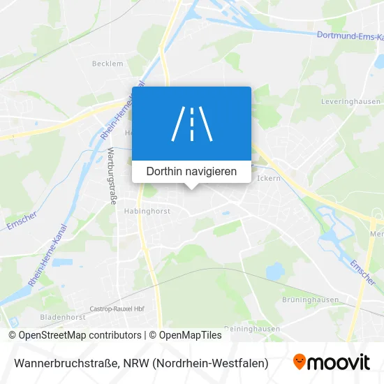 Wannerbruchstraße Karte