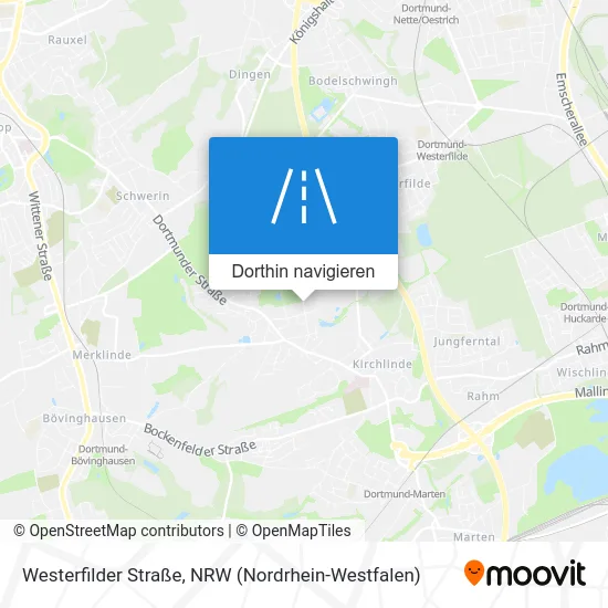 Westerfilder Straße Karte