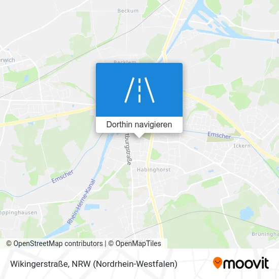 Wikingerstraße Karte
