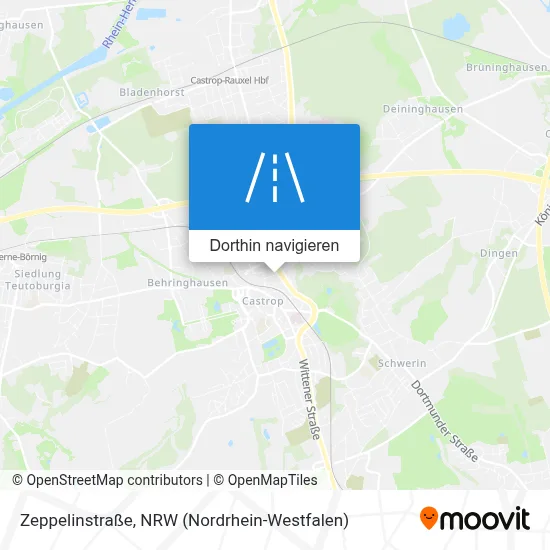 Zeppelinstraße Karte