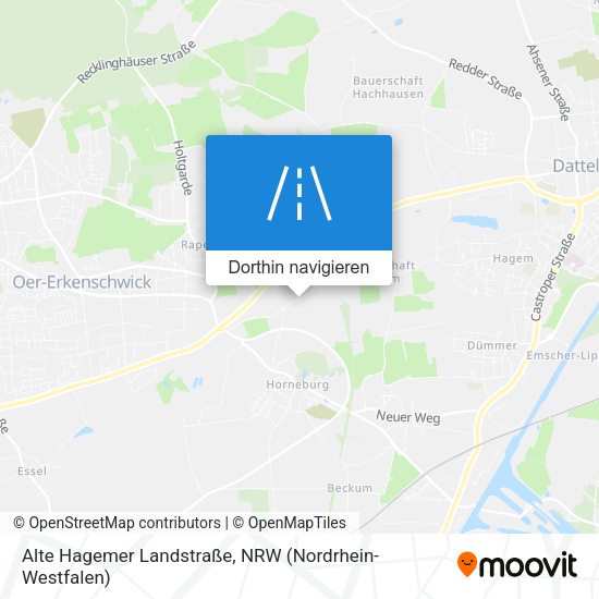 Alte Hagemer Landstraße Karte