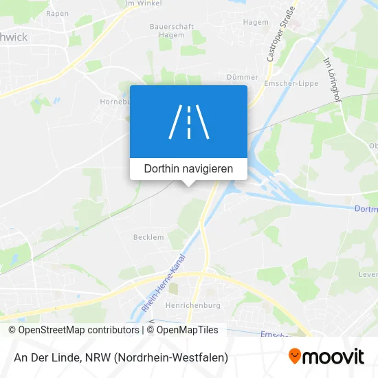 An Der Linde Karte