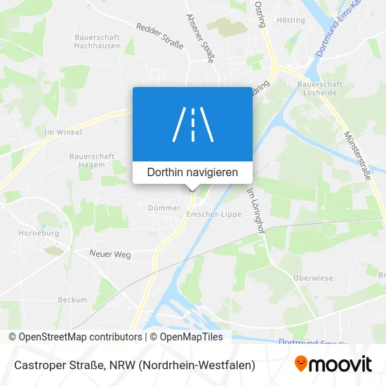 Castroper Straße Karte