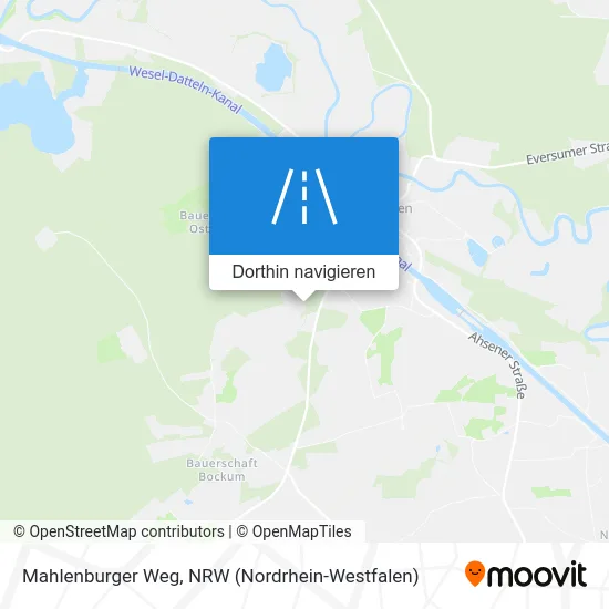 Mahlenburger Weg Karte