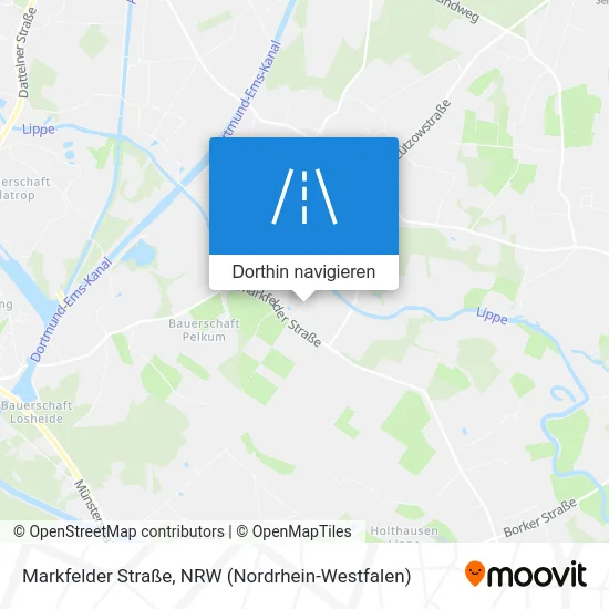 Markfelder Straße Karte