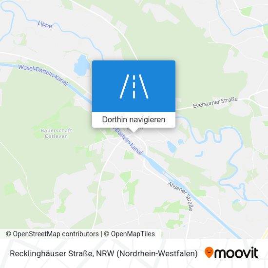 Recklinghäuser Straße Karte