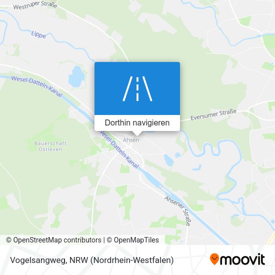 Vogelsangweg Karte