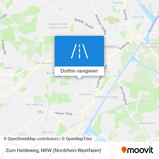 Zum Heideweg Karte