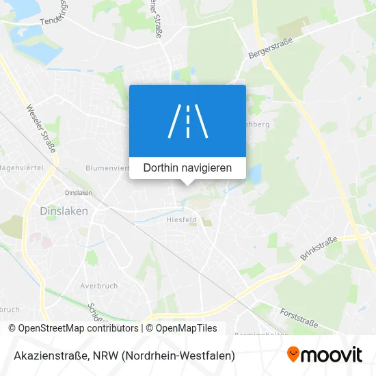 Akazienstraße Karte