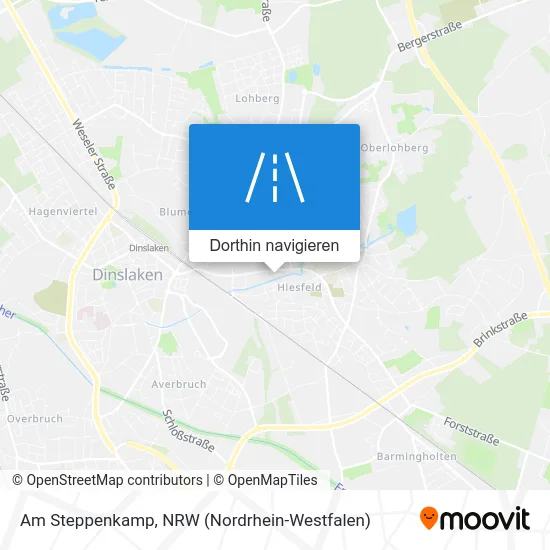 Am Steppenkamp Karte