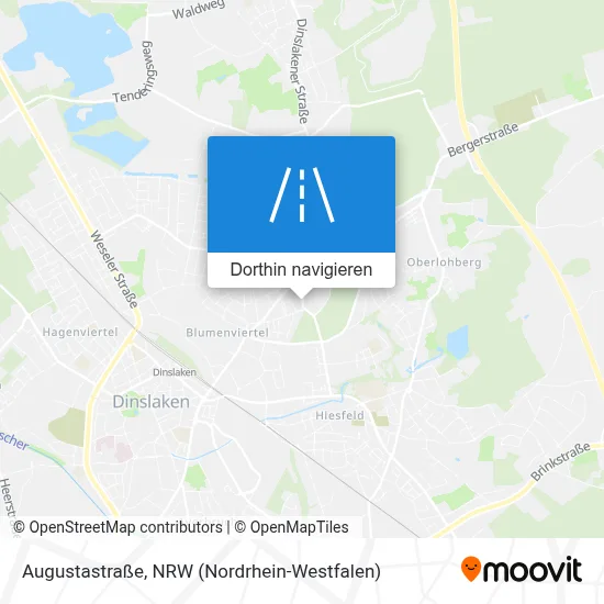 Augustastraße Karte