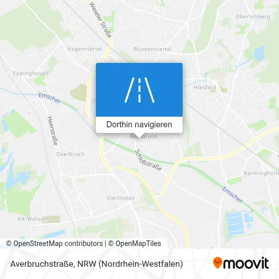 Averbruchstraße Karte