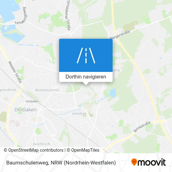 Baumschulenweg Karte