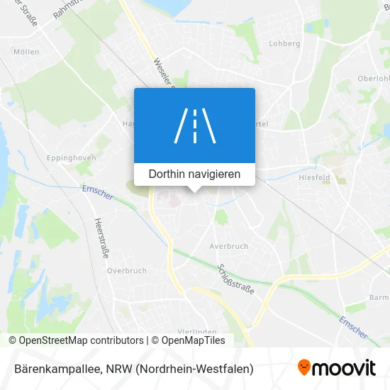 Bärenkampallee Karte