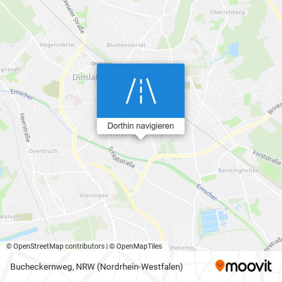 Bucheckernweg Karte