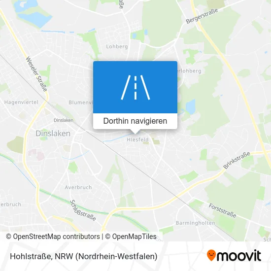 Hohlstraße Karte