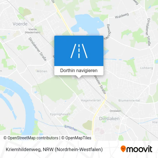 Kriemhildenweg Karte