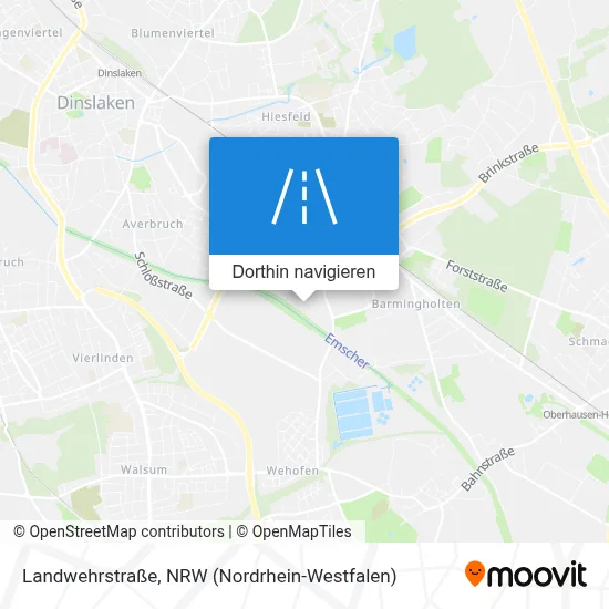 Landwehrstraße Karte