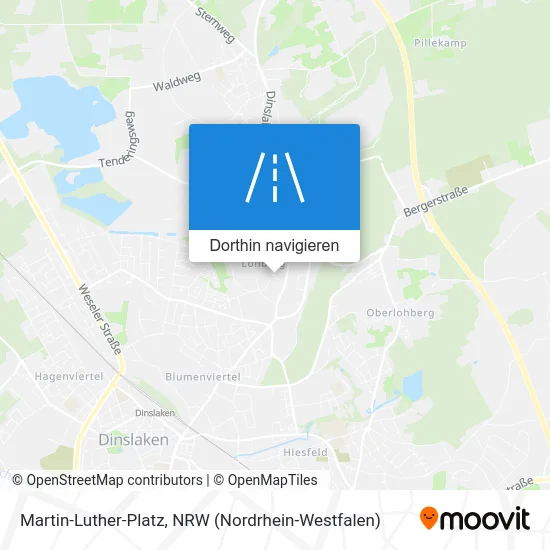 Martin-Luther-Platz Karte