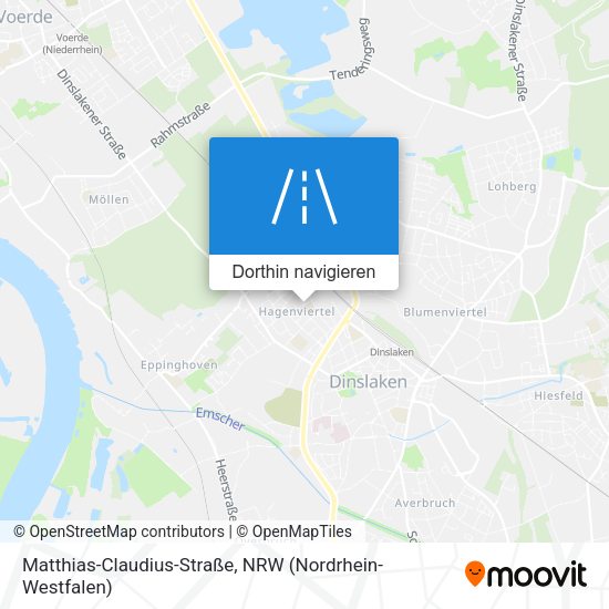 Matthias-Claudius-Straße Karte