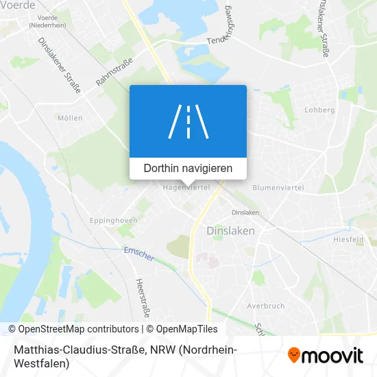 Matthias-Claudius-Straße Karte