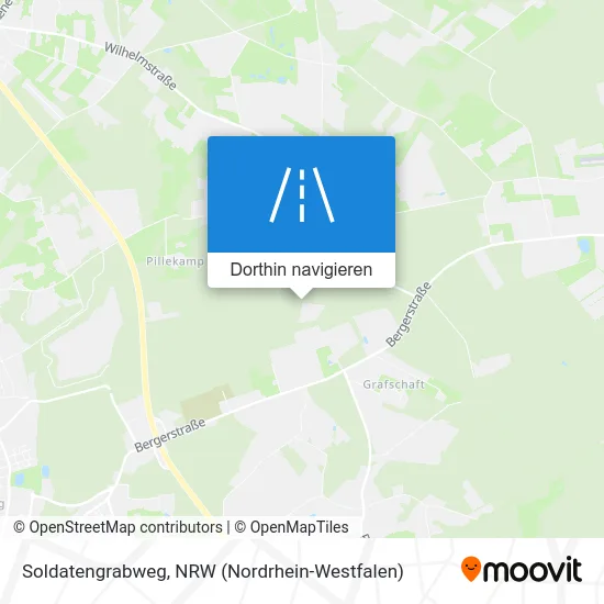 Soldatengrabweg Karte