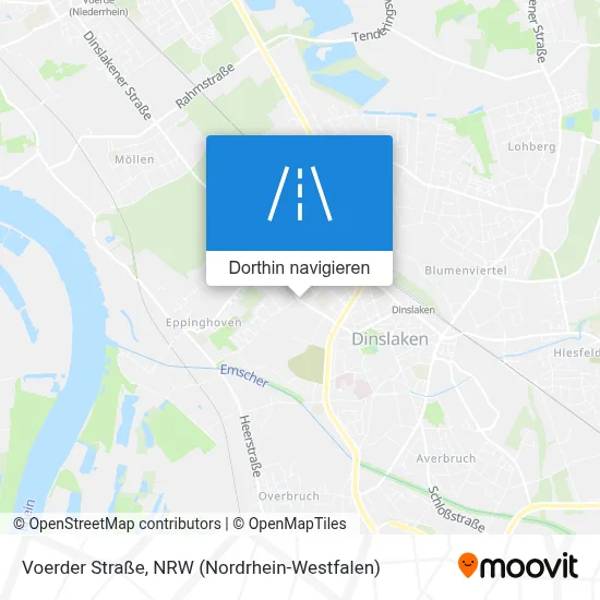 Voerder Straße Karte