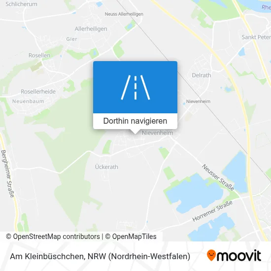 Am Kleinbüschchen Karte