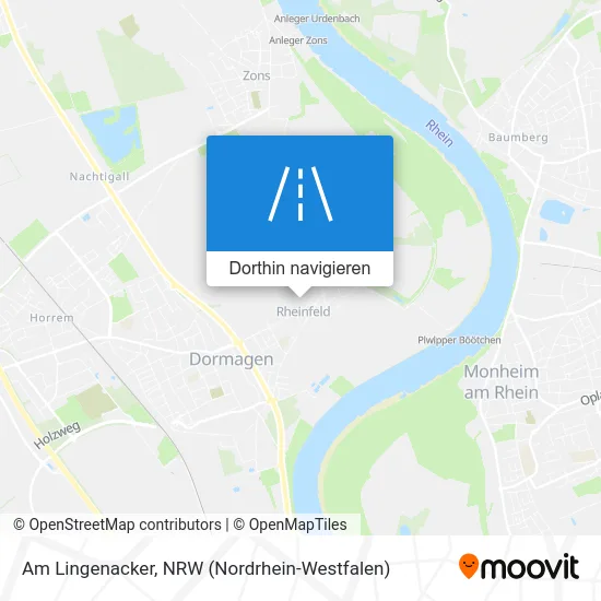 Am Lingenacker Karte